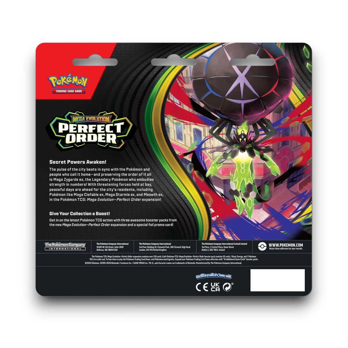 Pokémon TCG: Mega Evolution Perfect Order - 3 Pack