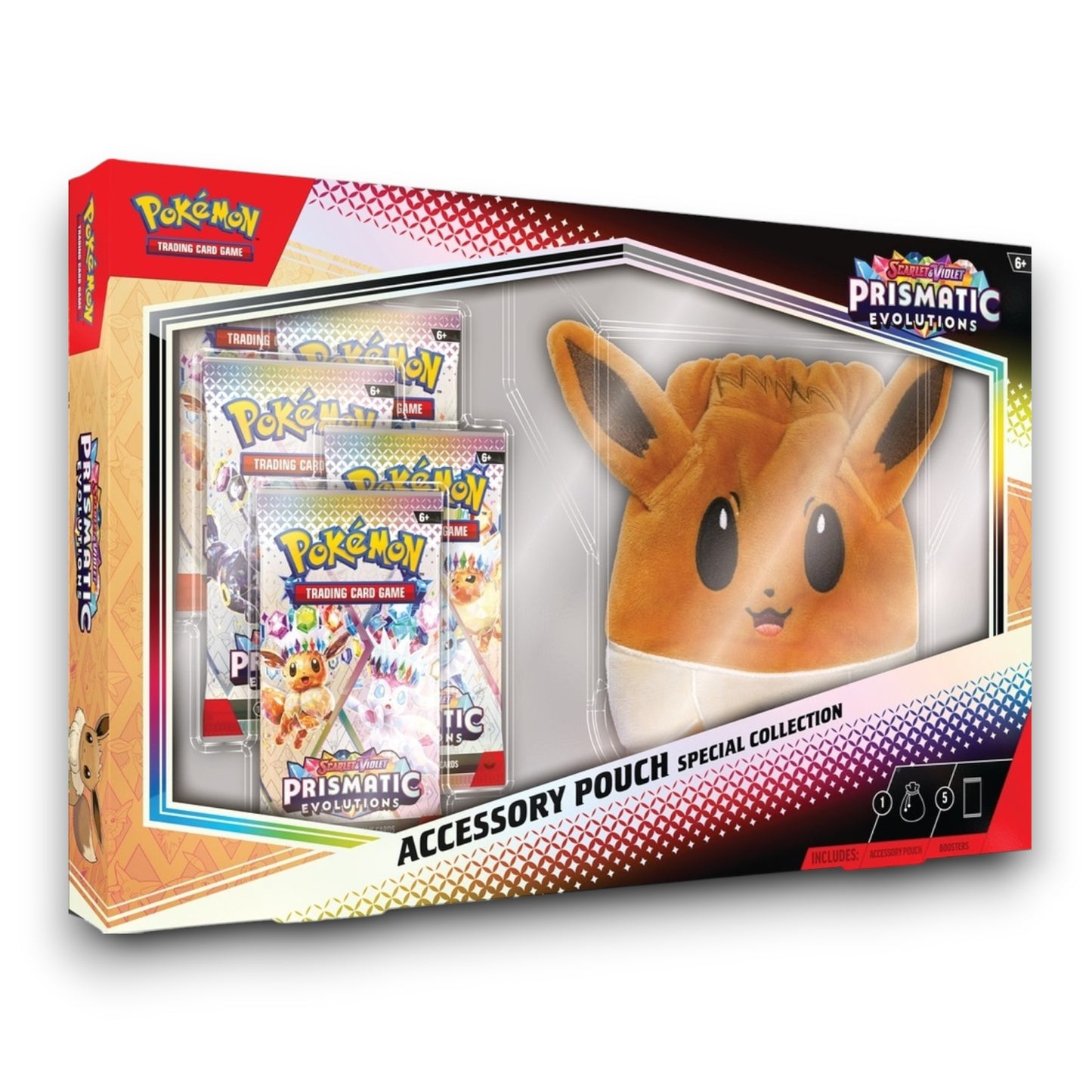 Pokémon TCG: Scarlet & Violet 8.5 -Accessory Pouch Collection Box - Prismatic Evolutions
