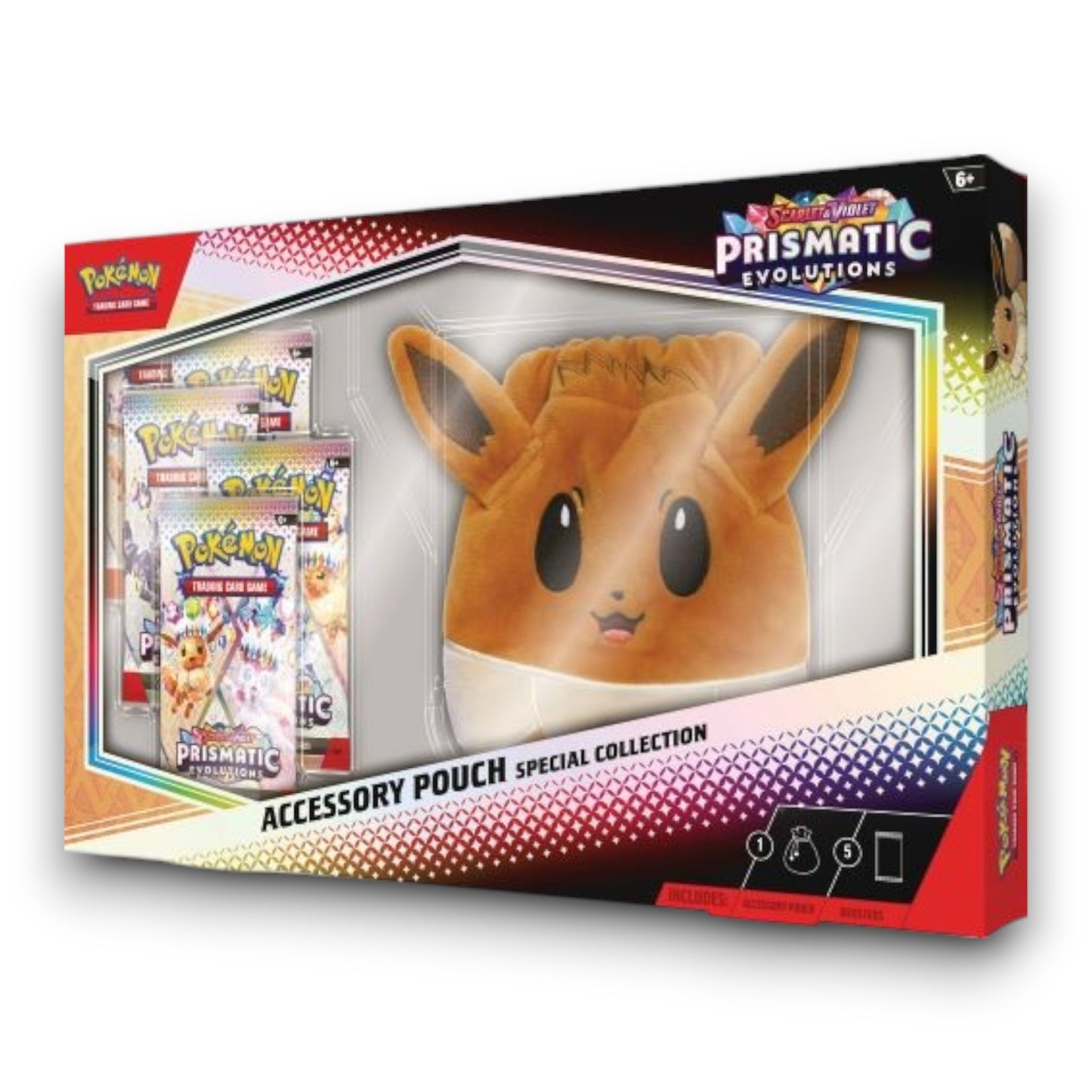 Pokémon TCG: Scarlet & Violet 8.5 -Accessory Pouch Collection Box - Prismatic Evolutions
