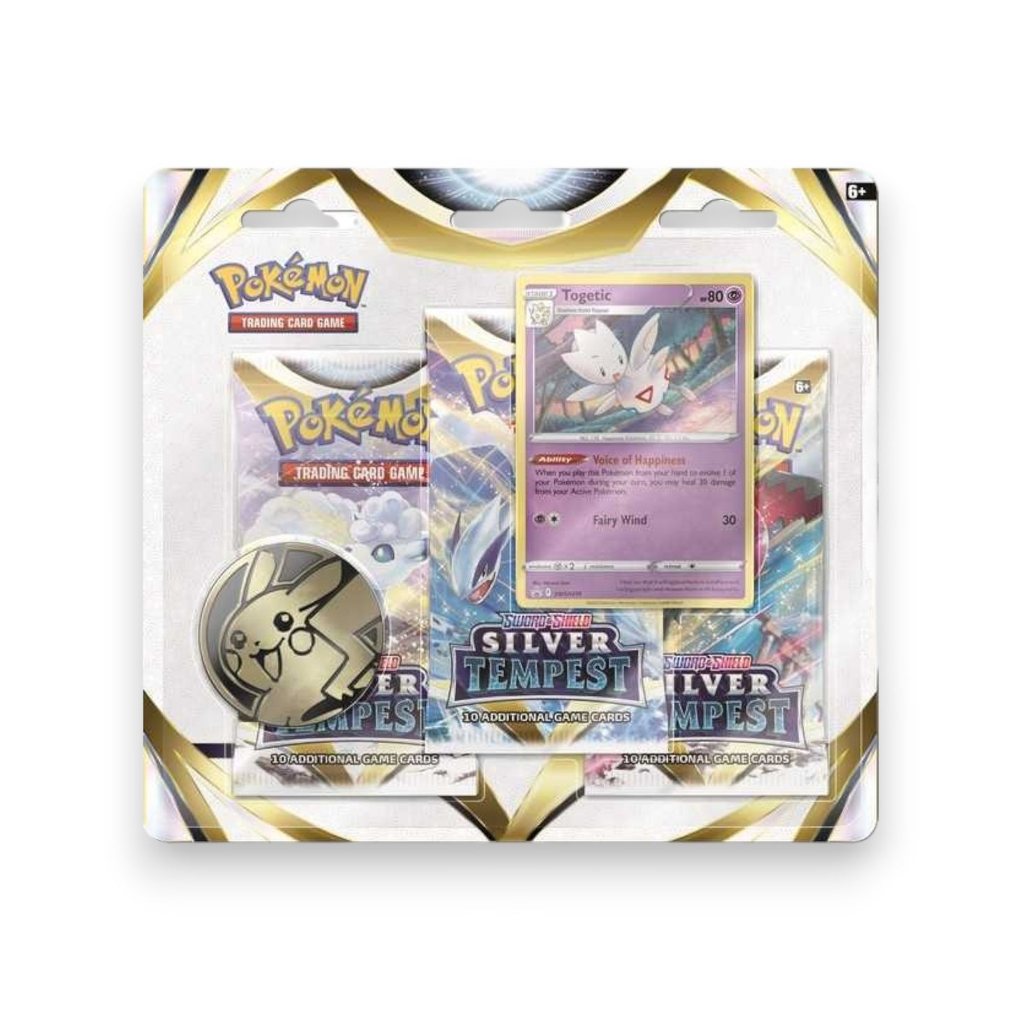 Pokémon TCG SWSH Silver Tempest Triple Blister Togetic