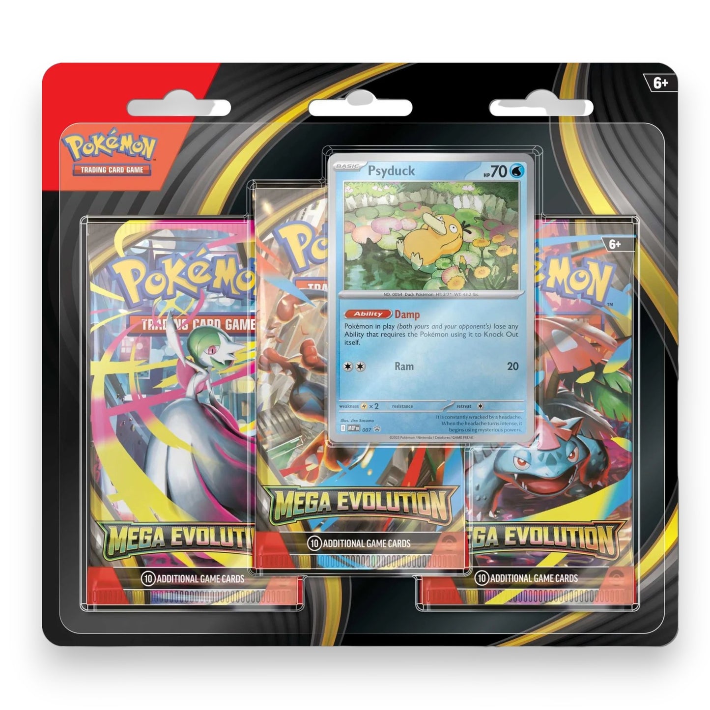 Pokémon TCG: Scarlet & Violet 11 - Mega Evolution Psyduck Triple Blister