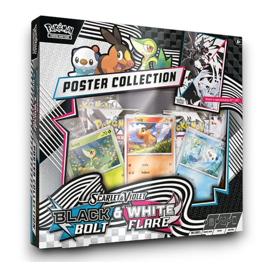 Pokémon TCG: Black Bolt & White Flare Unova Poster Collection
