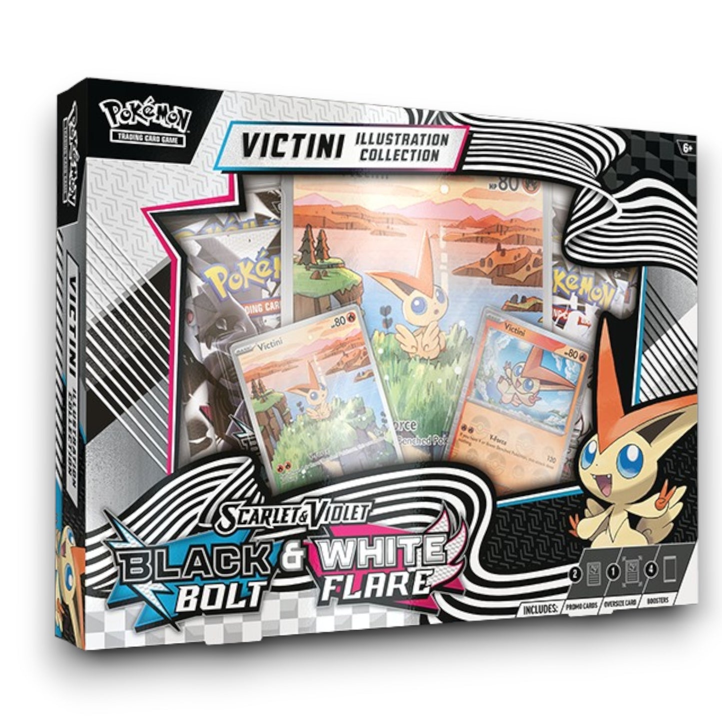 Pokémon TCG: Scarlet & Violet 10.5 - Black Bolt & White Flare Unova Victini Illustration Collection