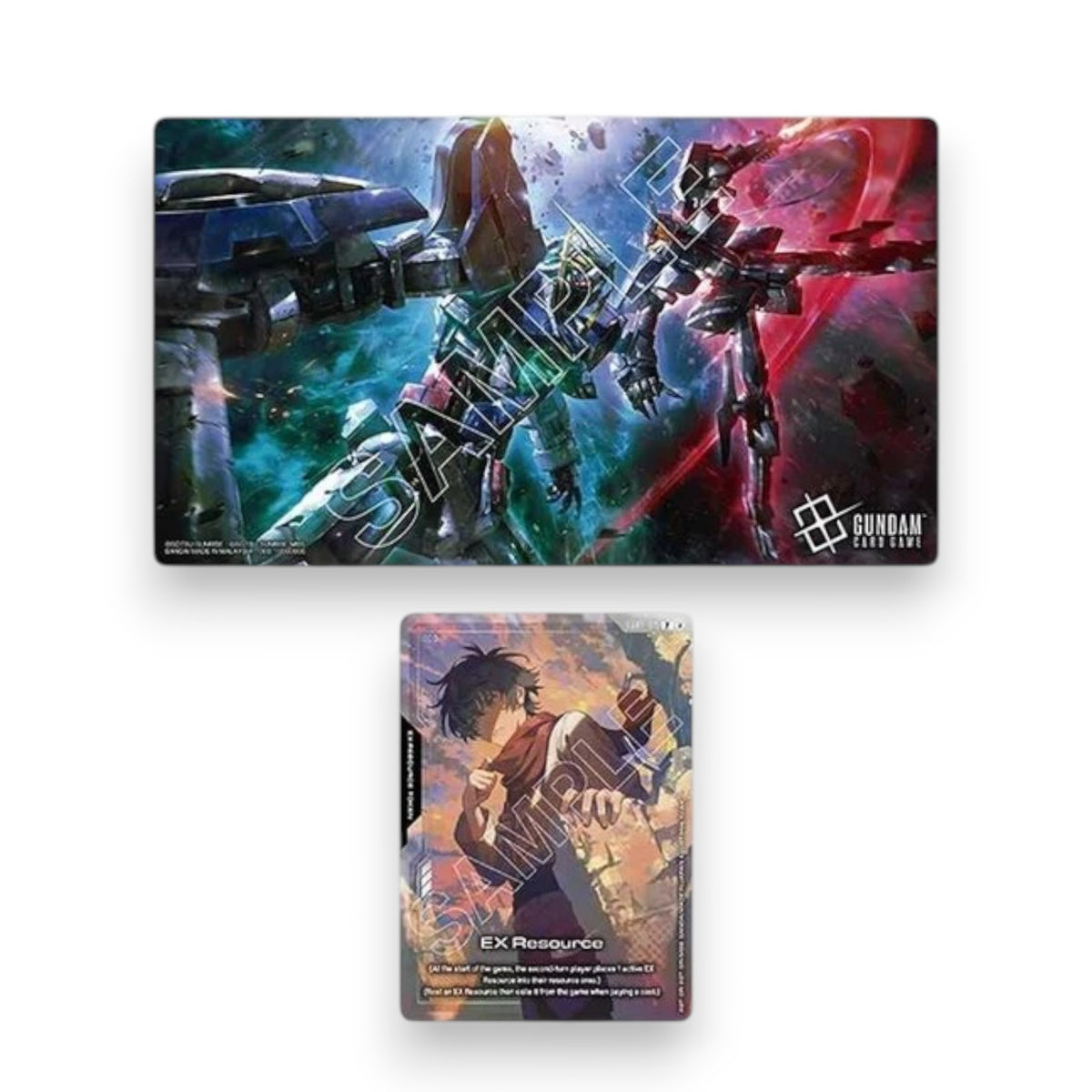 Gundam Card Game: Playmat and Card Set Mobile Suit Gundam