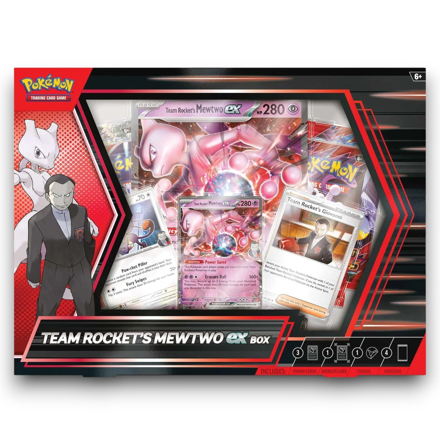 Pokémon TCG: Team Rocket's Mewtwo ex Box
