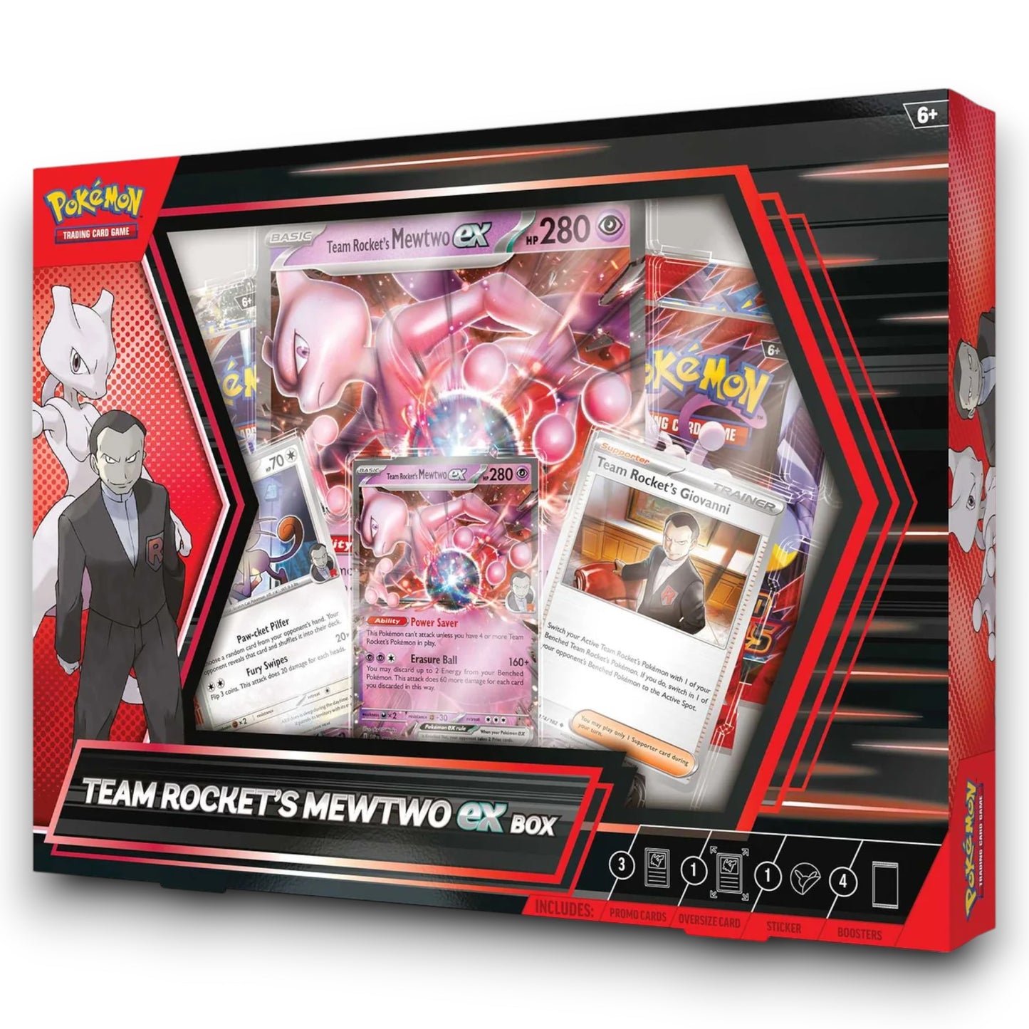 Pokémon TCG: Team Rocket's Mewtwo ex Box