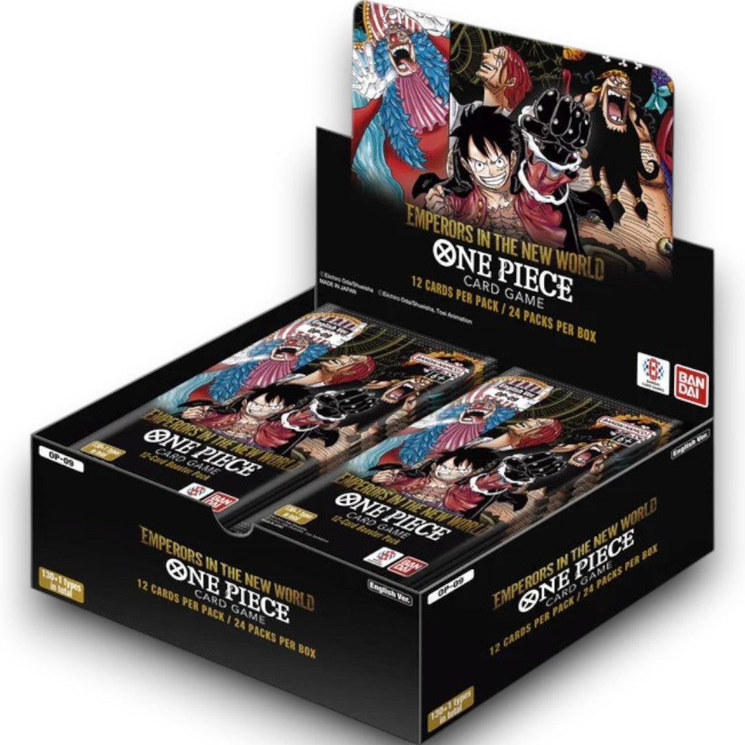 One Piece Card Game: Booster Box - Four Emperors OP-09 DeckHead UK One Piece Card Game: Booster Box - Four Emperors OP-09 DeckHead UK