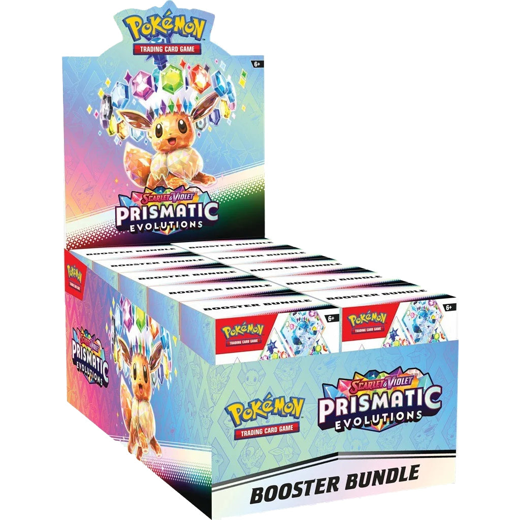 Pokémon TCG: Scarlet & Violet 8.5 - Prismatic Evolutions Booster Bundle Sealed Display Case (Case of 10)