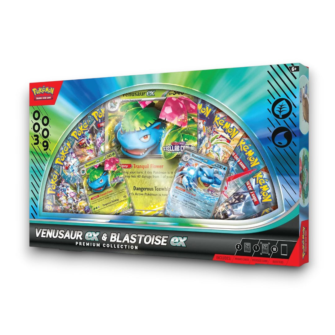 Pokémon TCG: Venusaur /Blastoise ex Premium Collection Case of 6 (H&I exclusive)