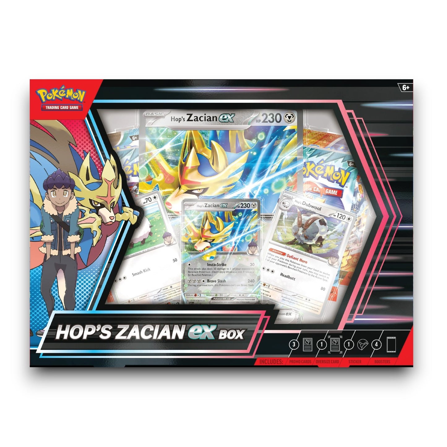 Pokemon TCG: Hop's Zacian ex Box