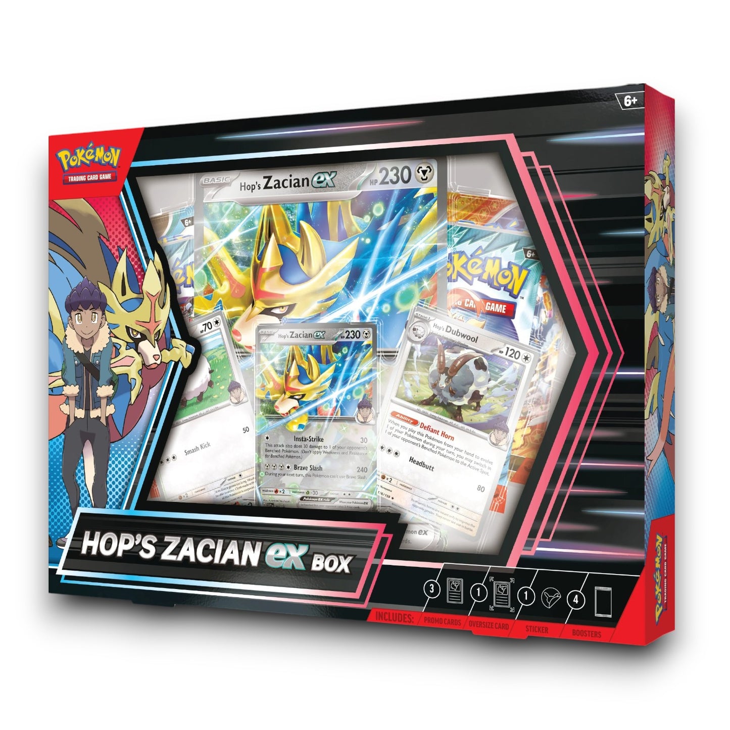 Pokemon TCG: Hop's Zacian ex Box
