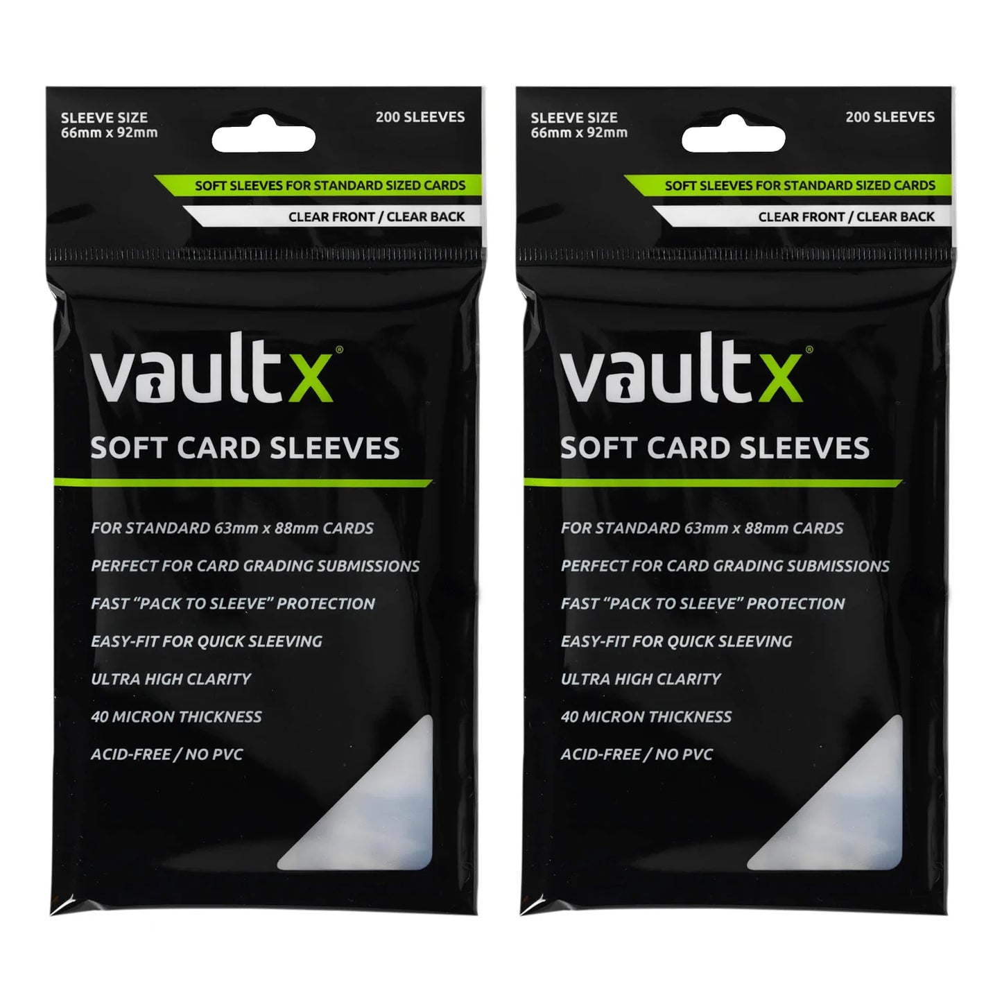 Vault X Soft Card Sleeves