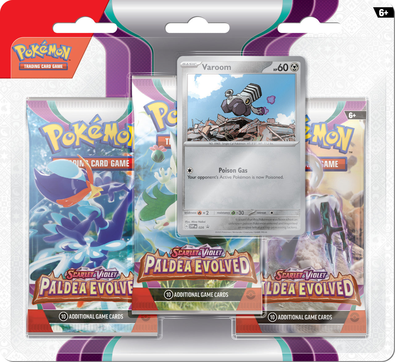 SV Paldea Evolved Triple Blister Varoom