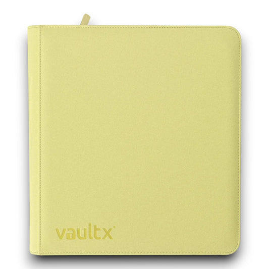 Vault X Pastel Yellow Exo-Tec® Zip Binder - Various Sizes Available