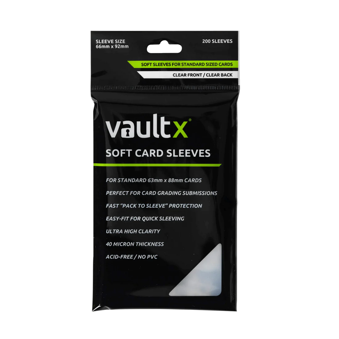 Vault X Soft Card Sleeves