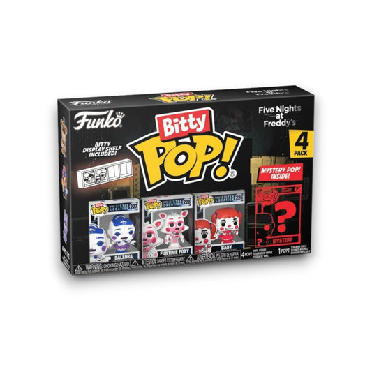 Bitty Pop! 4 Pack - Five Nights At Freddys - Ballora