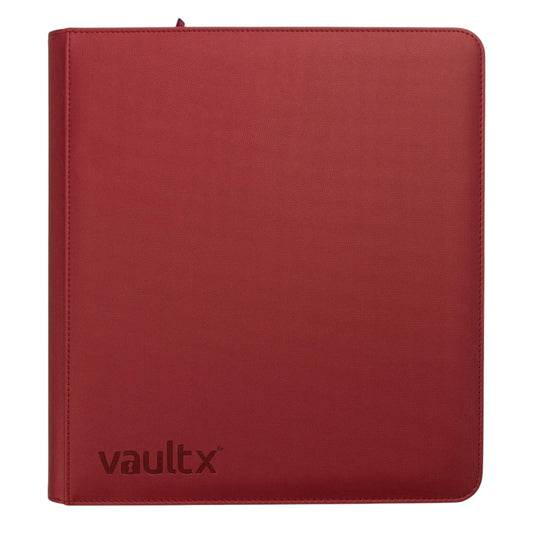 Vault X Metallic Red Exo-Tec® Zip Binder - Various Sizes Available