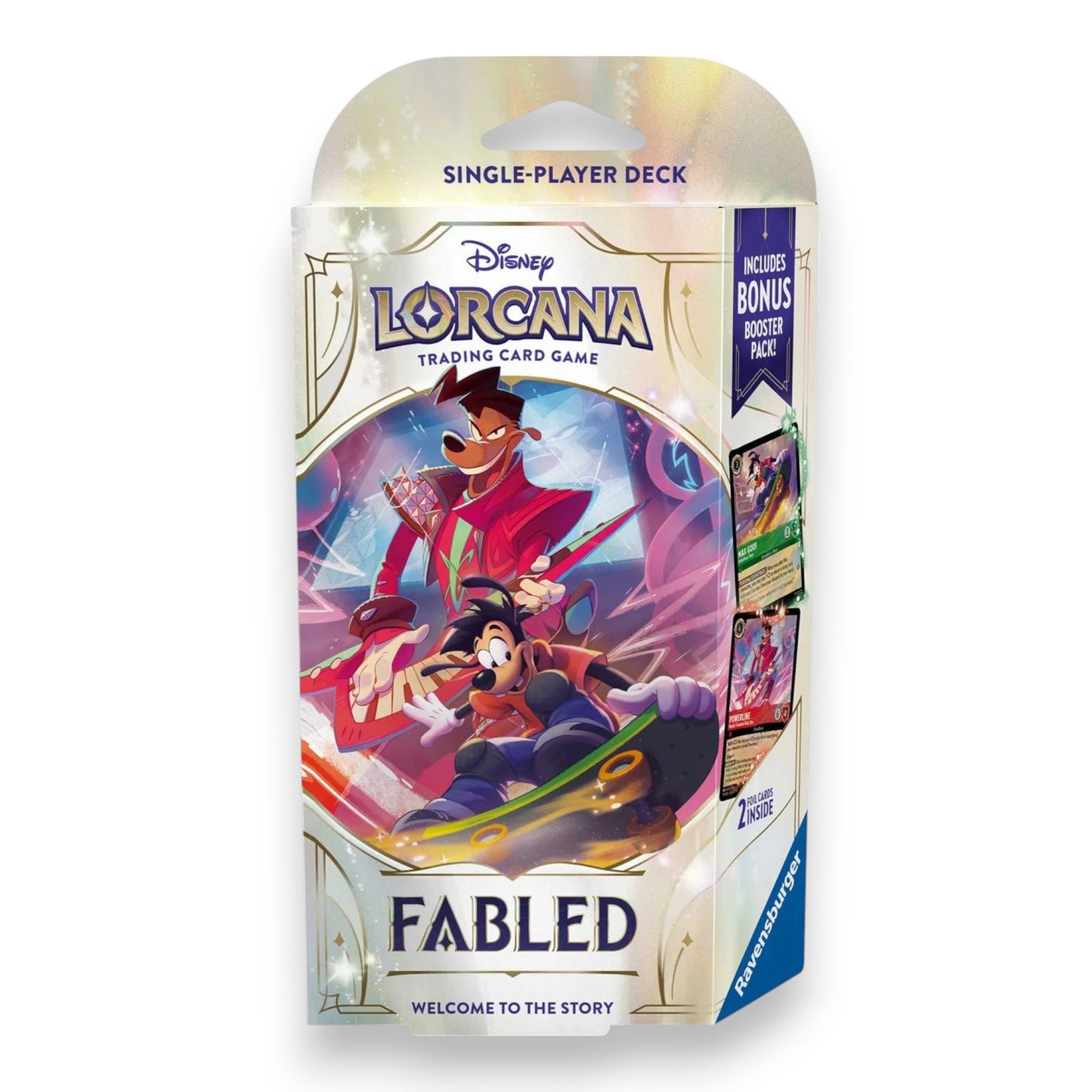 Disney Lorcana Trading Card Game - Fabled Starter Deck Max & Goofy - Set 9