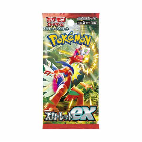 Pokémon SV Scarlet Booster 1 Pack (5 Cards) Sealed - Japanese
