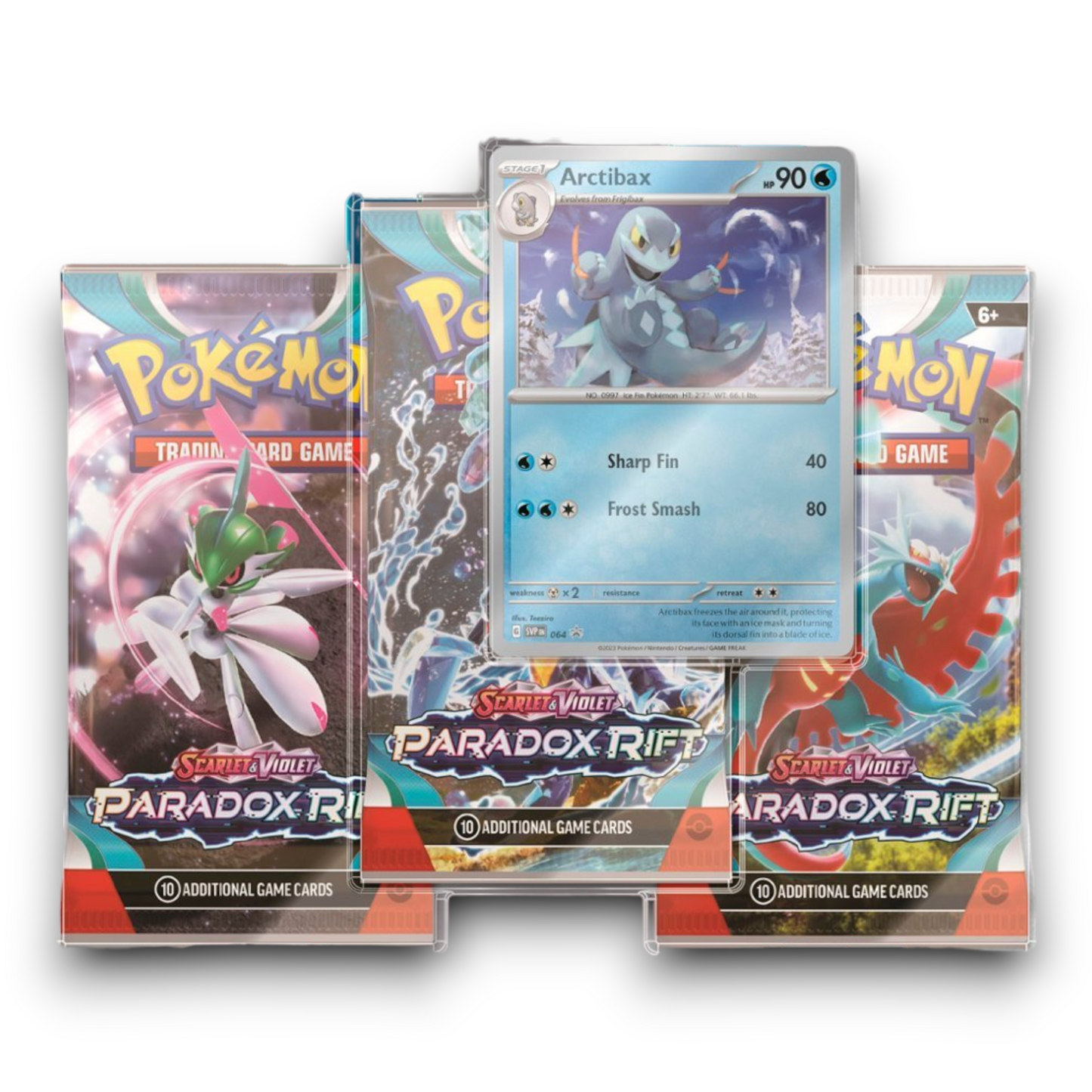 Pokémon TCG: Scarlet & Violet-Paradox Rift Triple Blister Pack Arctibax/Cetitan