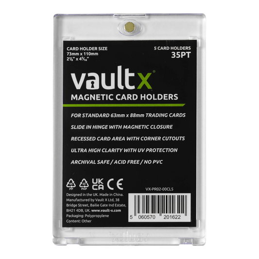 Vault X Magnetic Card Holders 35pt (5 Pack)