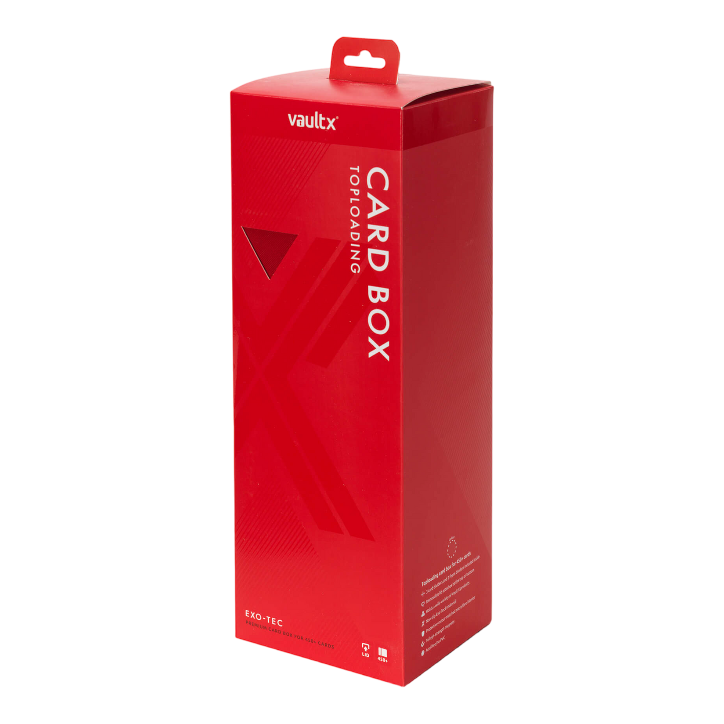 Vault X Exo-Tec® Card Box 450+ Red