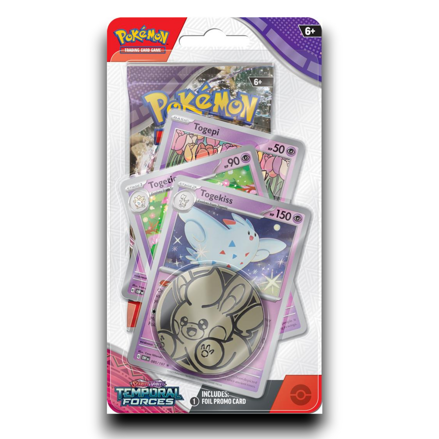 Pokémon TCG SV5 Temporal Forces Checklane Blister - Togekiss