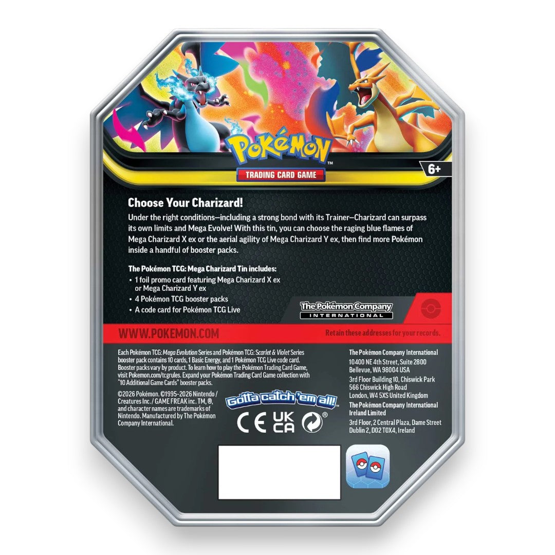 Pokémon TCG: Mega Charizard ex Tin - Mega Charizard Y