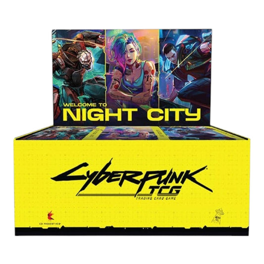 Cyberpunk TCG - Welcome to Night City Retail Booster Display (24 Packs)