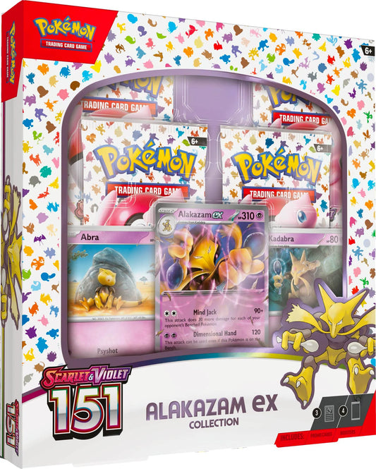 SV Pokemon 151 Alakazam EX Collection Box