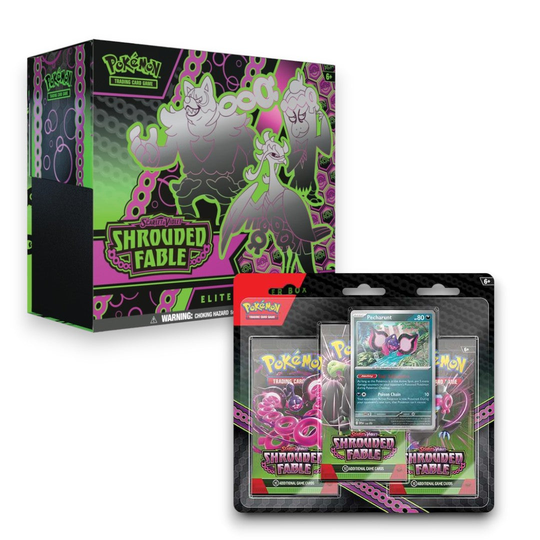 Pokémon TCG Shrouded Fable Elite Trainer Box & Blister Bundle