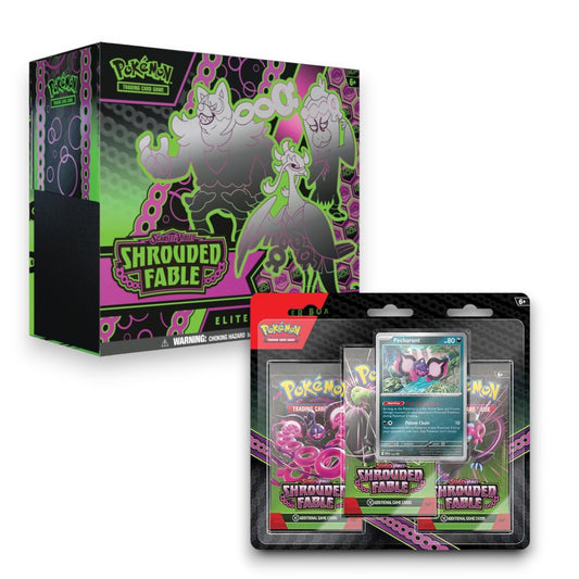 Pokémon TCG Shrouded Fable Elite Trainer Box & Blister Bundle