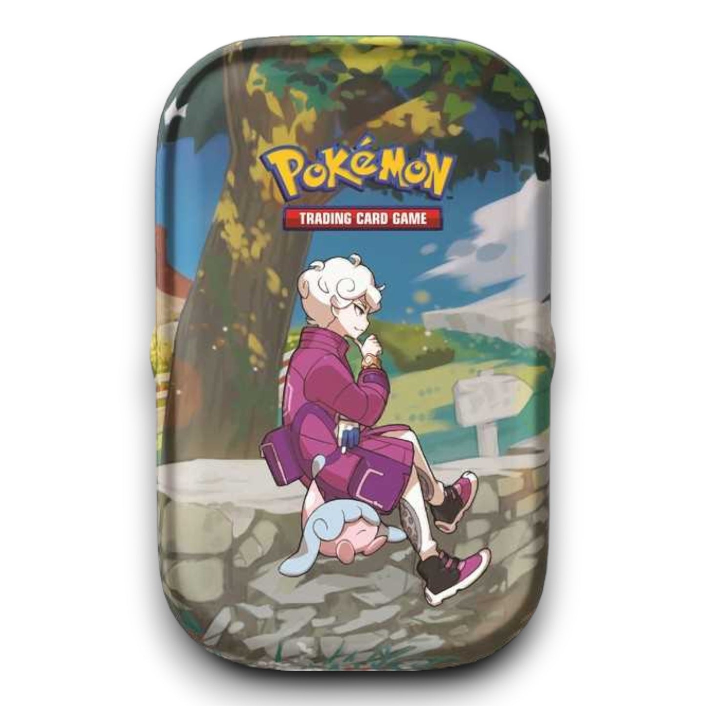 Pokémon Crown Zenith Mini Tin Bede & Hatenna