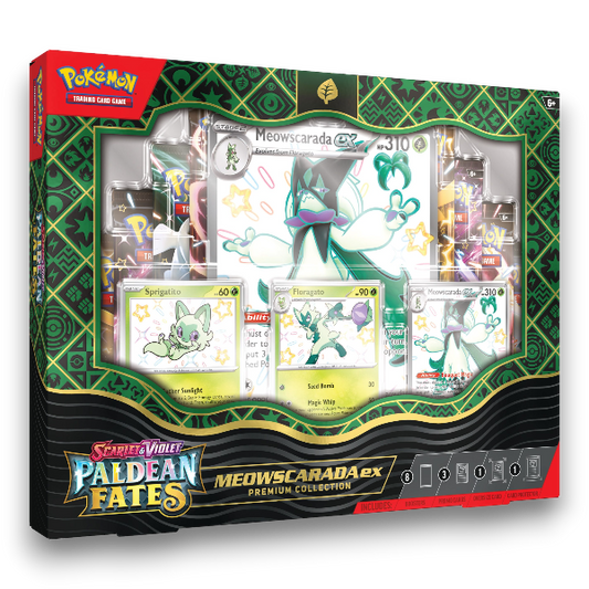 Pokémon TCG: Scarlet & Violet 4.5 Paldean Fates Premium Collection Box - Meowscarada