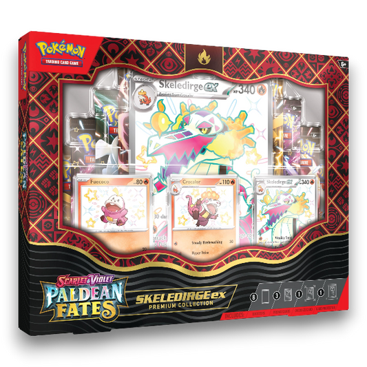Pokémon TCG: Scarlet & Violet 4.5 Paldean Fates Premium Collection Box - Skeledirge