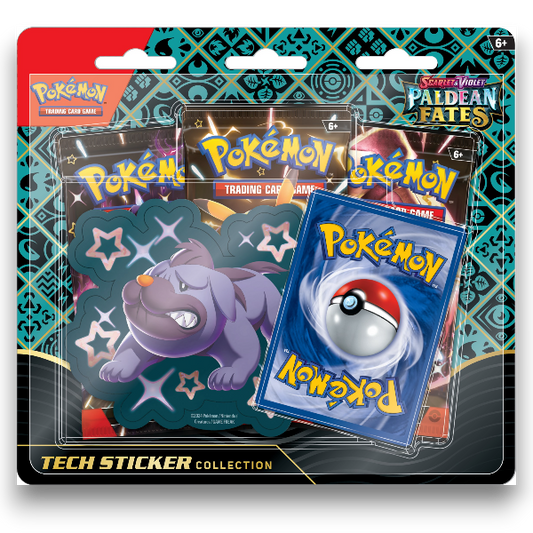 Pokémon TCG: Scarlet & Violet 4.5 Paldean Fates Tech Sticker Collection - Maschiff