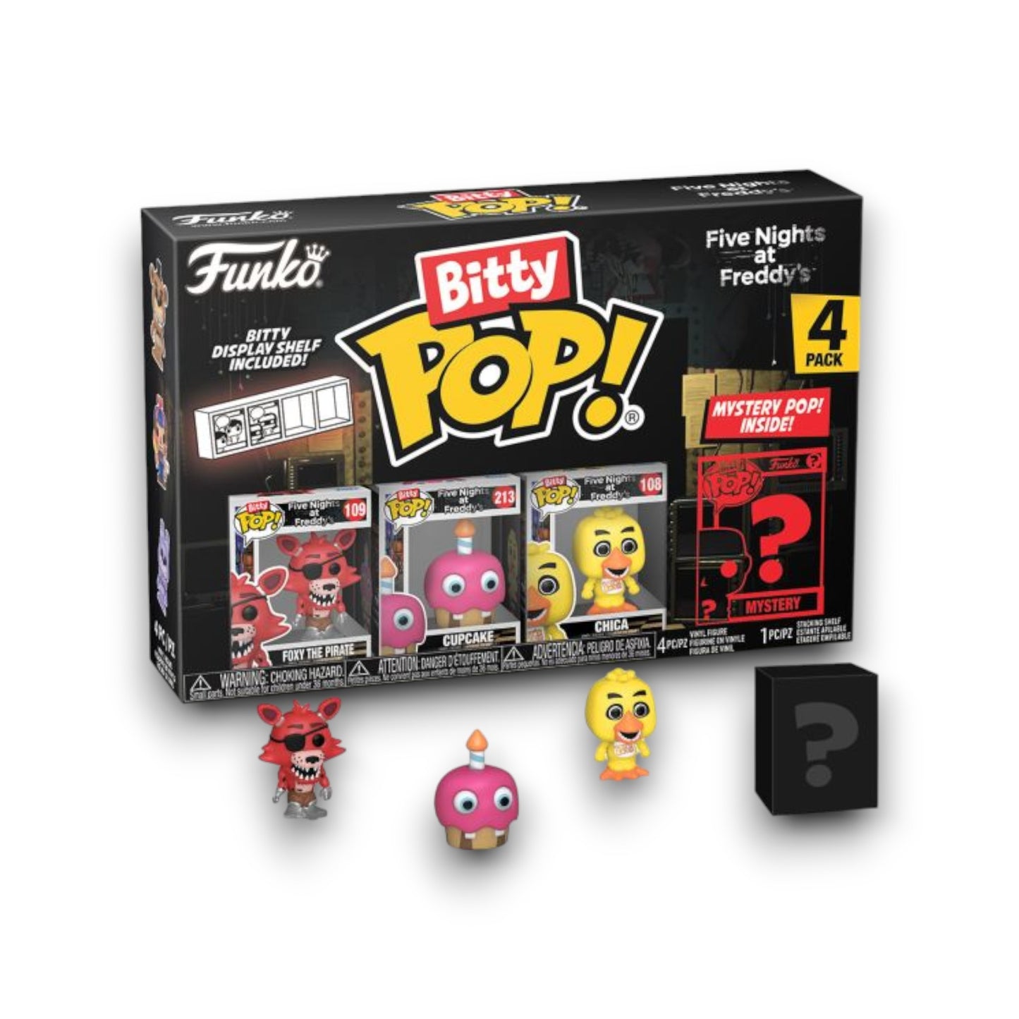 Bitty Pop! 4 Pack - Five Nights At Freddys - Foxy The Pirate