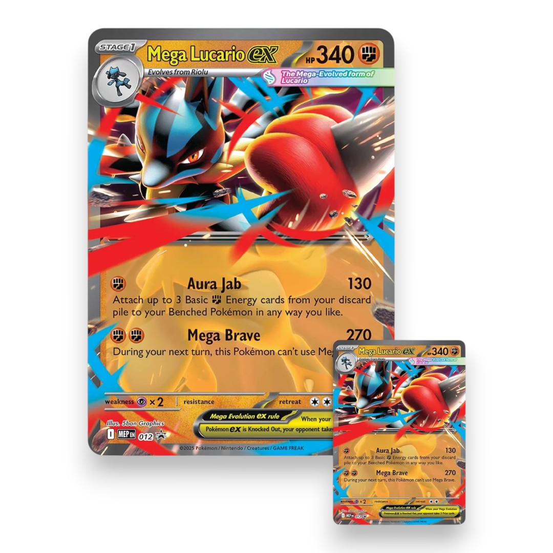 Pokémon TCG: Mega Lucario ex Figure Collection