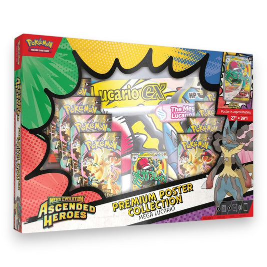 Pokémon TCG: Mega Evolution Ascended Heroes - Premium Poster Collection - Mega Lucario