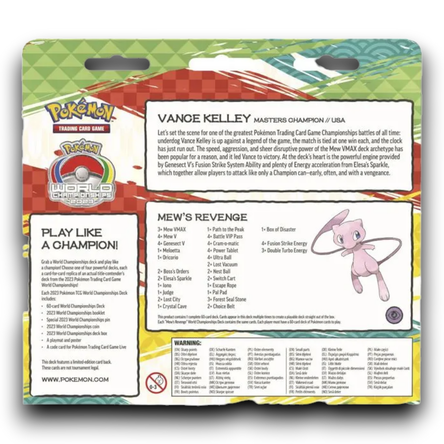 Pokemon - 2023 World Championship Deck - Vance Kelley (Mew's Revenge)