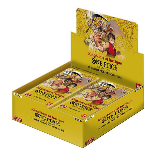 One Piece Card Game - Kingdoms Of Intrigue - Booster Box (24 Packs) ENGLISH