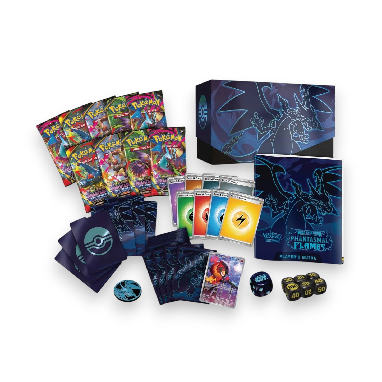 Pokémon TCG: Mega Evolution Phantasmal Flames - Elite Trainer Box