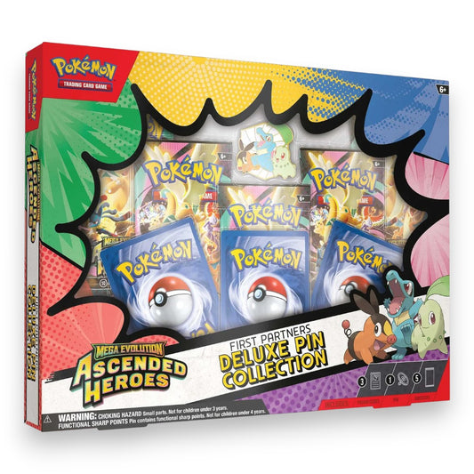 Pokémon TCG: Mega Evolution Ascended Heroes - First Partners Deluxe Pin Collection