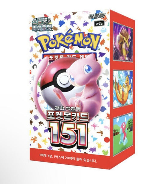 Pokemon 151 Korean Booster Box