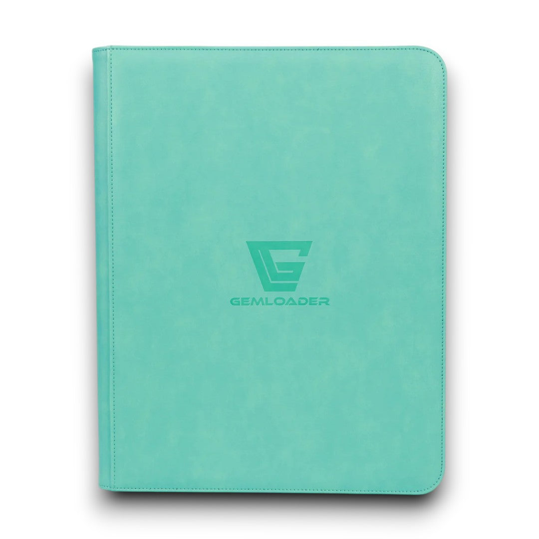 Premium 3''X4'' Toploader fit collector's binder [216 pockets 3X3] Tiffany Blue
