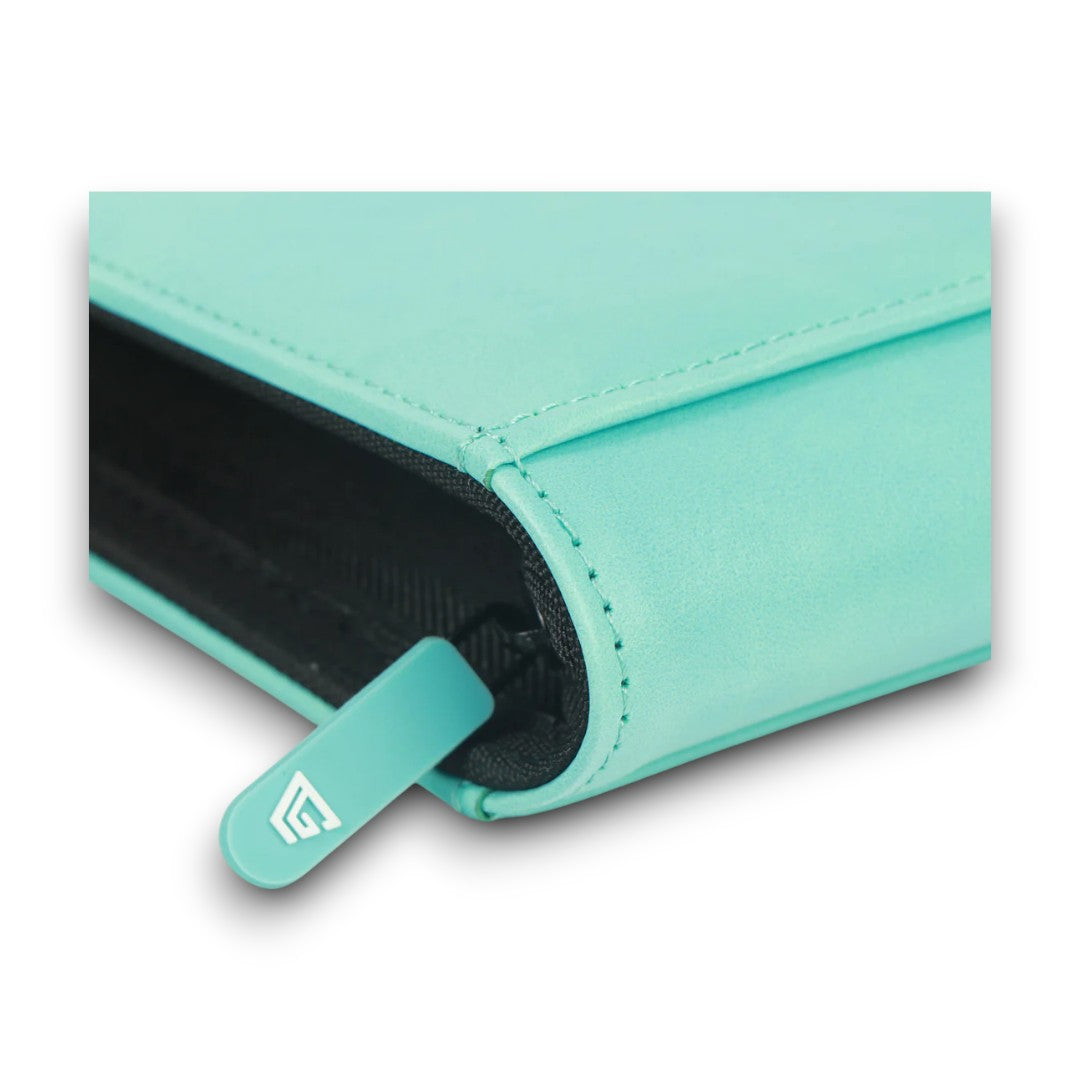 Premium 3''X4'' Toploader fit collector's binder [216 pockets 3X3] Tiffany Blue