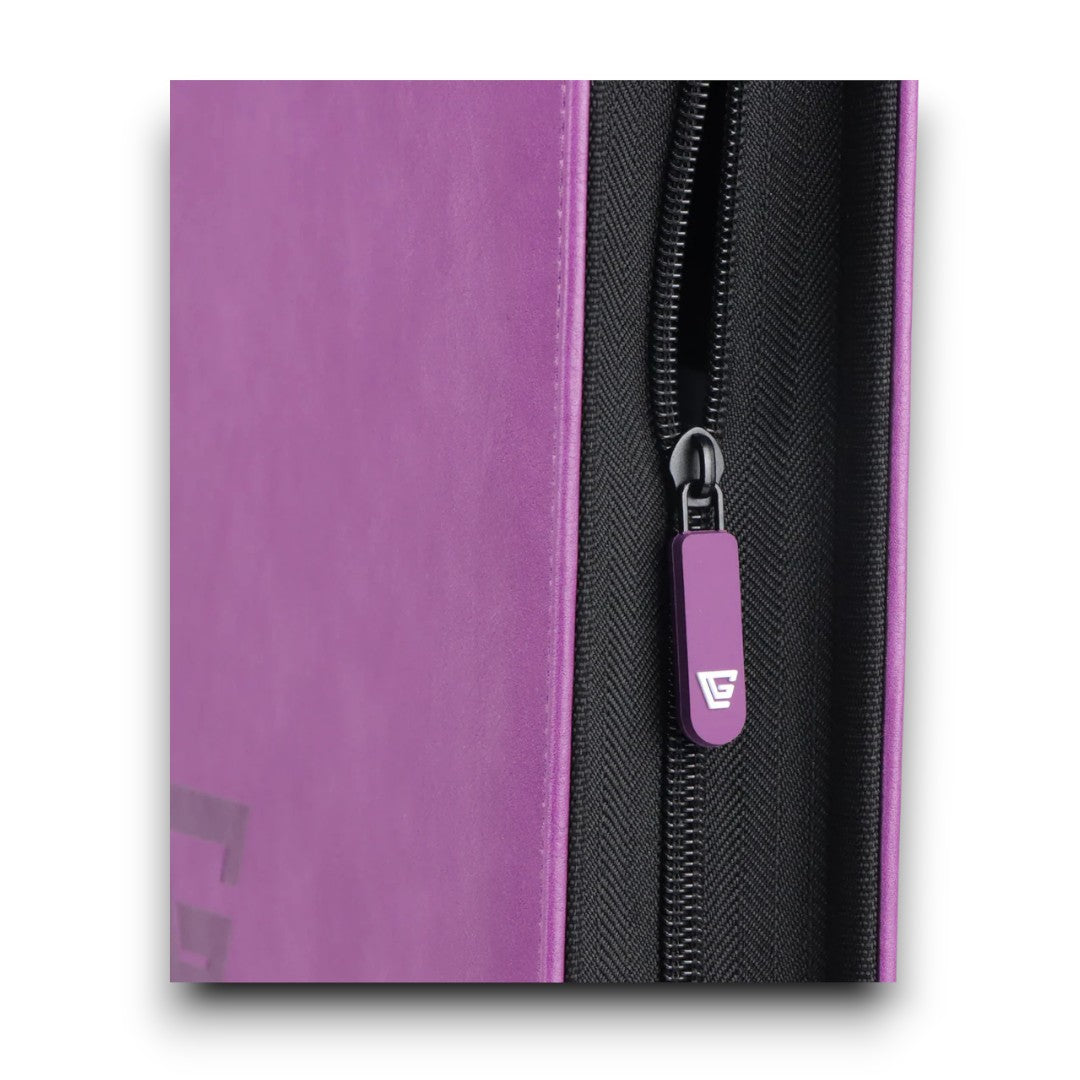 Premium 3''X4'' Toploader fit collector's binder [216 pockets 3X3] Purple