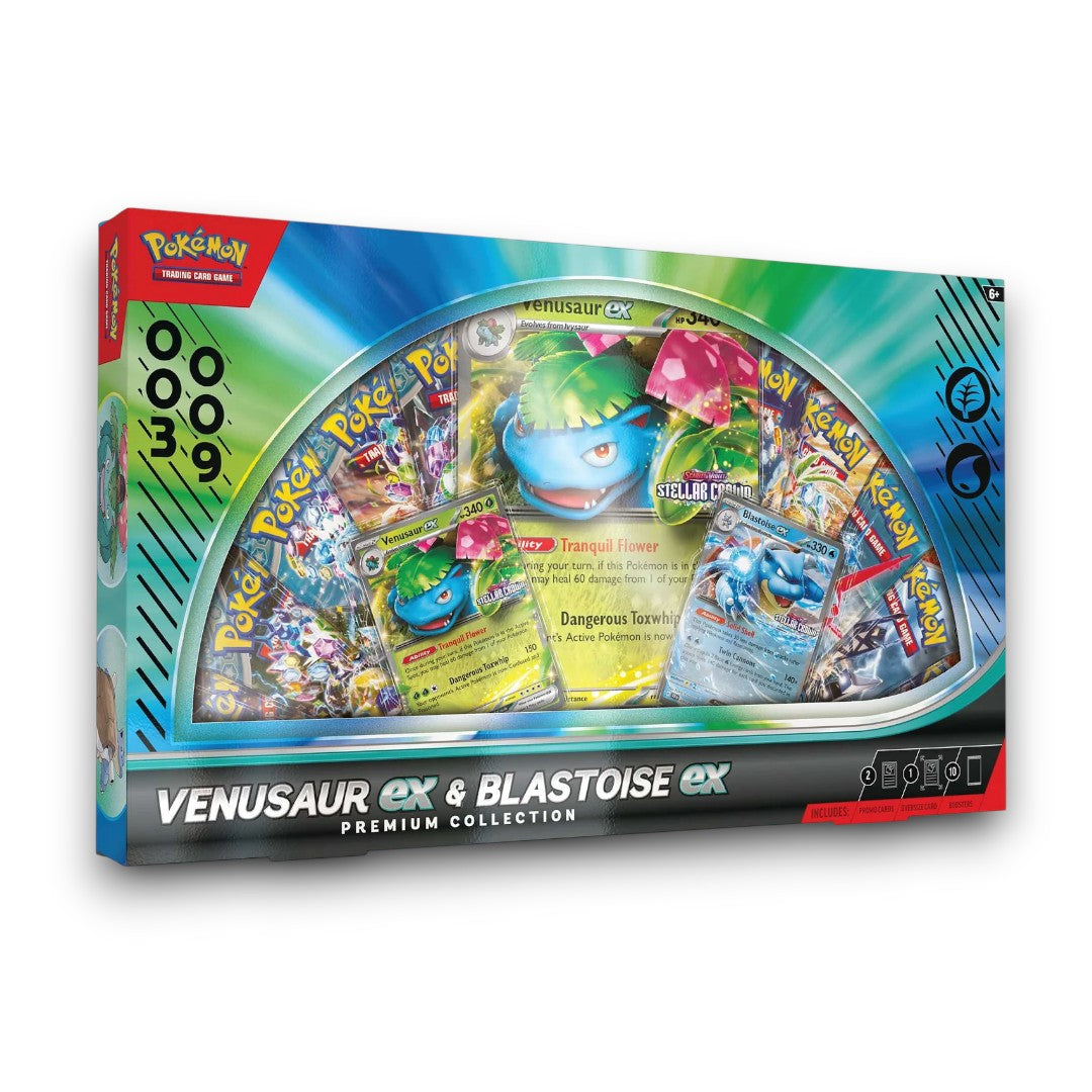 Pokémon TCG: Venusaur /Blastoise ex Premium Collection Case of 6 (H&I exclusive)