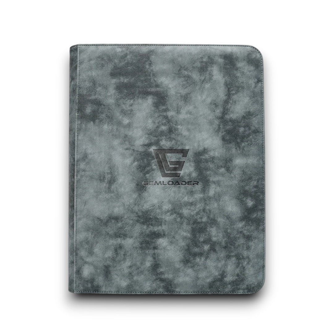 Premium 3''X4'' Toploader fit collector's binder [216 pockets 3X3] Grey