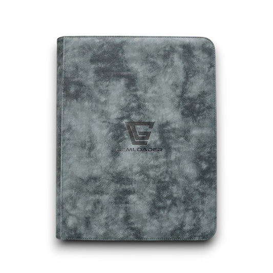 Premium 3''X4'' Toploader fit collector's binder [216 pockets 3X3] Grey